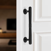Plantex 8 Inch Main Door Handle/Stainless Steel Pull-Push Handle for Main Door/3 Years Warranty Pack of 1 (S-142, Black)