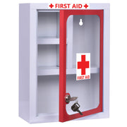 Plantex First Aid Box/Medicine Storage Box/Emergency First Aid Kit Box/Medical Box for Home, School & Office/Medicine Organizer with Multi Compartment - (Red & White) Ã¢â‚¬â€œ Big Size Wall Mount Ã¢â‚¬â€œ GI Steel