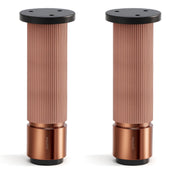 Plantex 6 Inch Sofa Leg for Bed Furniture/Aluminium Sofa Leg for Table/Support Legs/Furniture Leg - Pair of 1 (2 Piece) (DTS-77,Rose Gold)
