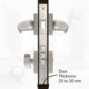 Plantex Fully Brass Door Lock with 3 Years of Warranty/Main Door Lock for Home/Mortise Lock for Door - Main Door Lock Set (Sumer-3054, Matt)