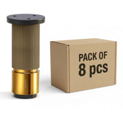 Plantex 4 Inch Sofa Leg for Bed Furniture/Aluminium Sofa Leg for Table/Support Legs/Furniture Leg - Pair of 4 (8 Piece) (DTS-77, Brass Antique & Gold)