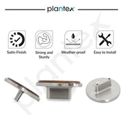 Plantex Round Drawer Knobs/Knobs for Cabinets/Knobs for Drawer/Pull-Push Knob for Kitchen/Bedroom Drawer - Pack of 1 (Big, Satin & Wood)