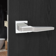 Plantex Heavy Duty Bathroom Door Lock/Mortise Keyless Door Lock for Home/Bathroom/Store Room/Balcony/Office with Baby Latch – 7064 Satin White & Chrome Finish