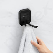 Plantex 304 Grade Stainless Steel Robe Hook for Bathroom/Cloth-Towel Hanger/Hooks for Wall/Bathroom Accessories - Cute (Black)