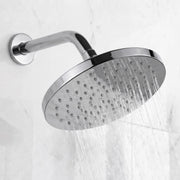 Plantex ABS Round Head Shower/10 Inch Overhead Rain Shower for Bathroom/Shower for Home/Hotel/Adjustable Shower Head for Bathroom - Pack of 1 (Chrome, D609)