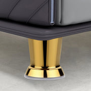 Plantex Heavy Duty Stainless Steel 3 inch Sofa Leg/Bed Furniture Leg Pair for Home Furnitures/Furniture Sofa Legs for Table/Sofa Support Legs/Sofa Furniture Leg (Golden) Set of 6 Pcs