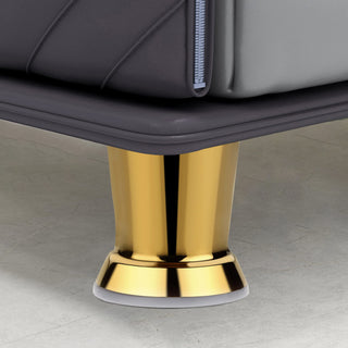 Plantex Heavy Duty Stainless Steel 3 inch Sofa Leg/Bed Furniture Leg Pair for Home Furnitures/Furniture Sofa Legs for Table/Sofa Support Legs/Sofa Furniture Leg (Golden) Set of 2 Pcs