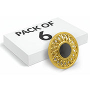 Plantex Knobs for Drawer/Drawer Knobs/Pull-Push Knob for Kitchen/Bedroom Drawer - Pack of 6 (Gold)