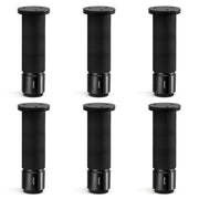 Plantex 6 Inch Sofa Leg for Bed Furniture/Aluminium Sofa Leg for Table/Support Legs/Furniture Leg - Pair of 3 (6 Piece) (DTS-77, Black)