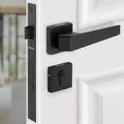 Plantex Triple Security Door Lock for Home/Main Door Lock Set with 3 Years of Warranty/Mortise Lock for Door with Brass Lock Body & Cylinder (PT-004- Black)