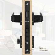 Plantex Premium Door Lock with 3 Years of Warranty/Main Door Locks for Home/Mortise Lock Set for Door (PT-013, Black)