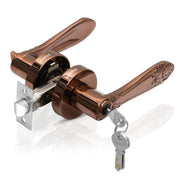 Plantex Premium Door Lock for Home/Mortise Lock for Door/Main Door Lock with 3 Key - (Rose Gold)