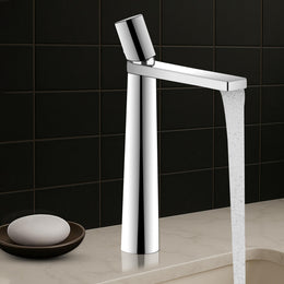 Plantex Pure Brass Basin Mixer Tap Hot & Cold/Single Lever Pillar Cock Water Tap for Wash Basin/Deck Mount - (7880-Chrome)