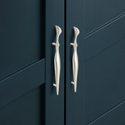 Plantex Cabinet Handle/Kitchen Cabinet Door Handle/Wardrobe/96 mm Cupboard Handle/Door Pull-Push Handle for Home/Office - Pack of 2 (Satin)