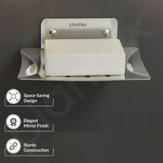 Plantex Stainless Steel Square Shape Soap Holder/Wall Mounted Soap Holder/Soap Stand/Bathrooom Accessories- (Chrome)