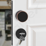 Plantex Main Door Mortise Lock/Brass Heavy Duty Door Lock/Pull Handle Set for Home/Office - Door Accessories- (Copper Antique - Black)