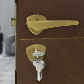 Plantex Door Lock-Fully Brass Main Door Lock with 4 Keys/Mortise Door Lock for Home/Office/Hotel (Sumer-3060, Brass Antique)