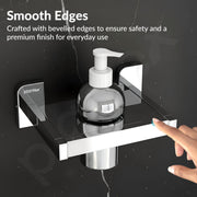 Plantex 304 Grade Stainless Steel Liquid Soap Dispenser for Bathroom/Shampoo Dispenser/Handwash Dispense/Bathroom Accessories - (Rolex, Chrome)