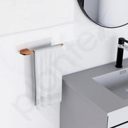 Plantex Smero Brass Towel Hanger for Wash Basin/Napkin Holder for Bathroom/Towel Ring/Towel Holder/Bathroom Accessories (Smart - PVD Rose Gold Finish)