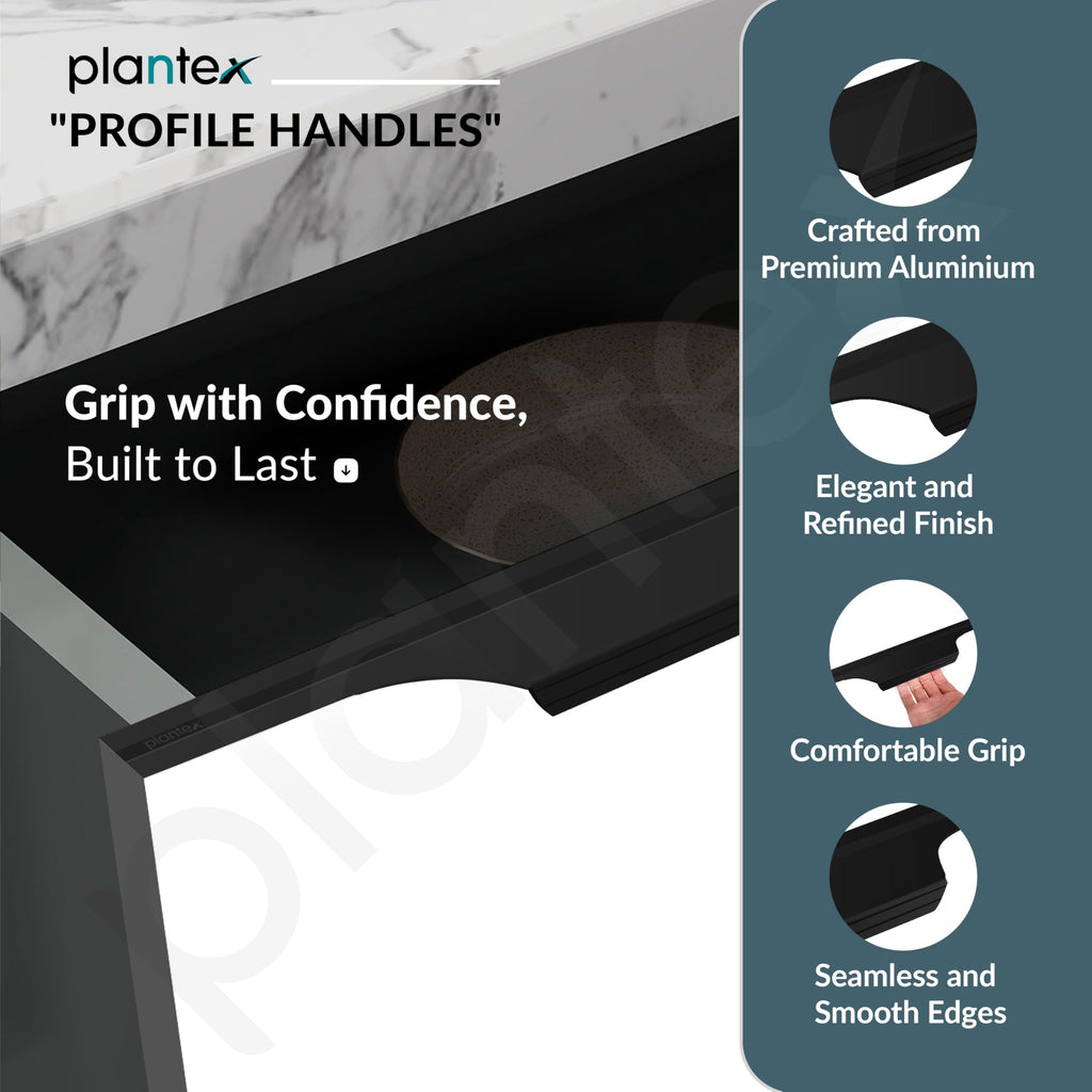 Plantex Profile Handle for Kitchen Cabinet/22 Inch Alluminium Drawer P ...