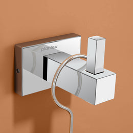 Plantex Stainless Steel Robe Hook/Cloth-Towel Hanger/ccloth Hanger for Bathroom wall Bathroom Accessories - Nexa (Chrome)