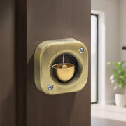 Plantex Square Door Chime with Brass Bell/Dopamine Door Bell for Home/Temple & Meditation Bell for Positive Energy & Home DÃƒÂ©cor - Pack of 1 (DTK-292 - Brass Antique)