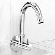 Plantex Kitchen Taps for Home Sink with Water Saving Nozzle/High Arc 360Ãƒâ€šÃ‚Â° Swivel Spout for Sink Tap with Brass Wall Flange-7 Year Warranty by Plantex -(ICO-910-Chrome).