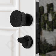 Plantex Heavy Duty Door Lock/Main Door Mortise Lock Handle/Handle Set for Home/Office/Door Accessories (Black)