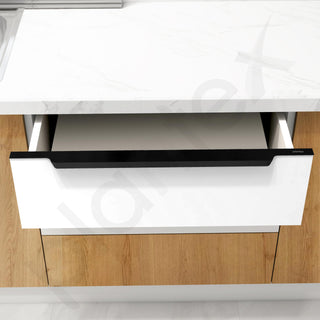 Plantex Profile Handle for Kitchen Cabinet/28 Inch Alluminium Drawer Profile Handle/Wardrobe Pull Handle for Home/Office/Hotel - Pack of 1 (Black)