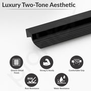 Plantex Cabinet Handle/288mm Handle for Cabinet/Door Pull-Push Handle for Home/Office - Pack of 1 (Black)