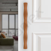 Plantex Door Handle/200mm Main Door Handle for Wooden Door/Pull-Push Handle for Main Door/Door Accessories - Pack of 1 (611, PVD Rose Gold)