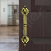Plantex Heavy Duty Main Door Handle/10 Inch Door Handle for Main Door/Pull-Push Door Handle for Glass & Wooden Door - Pack of 1 (S-119-Brass Antique - 3 Years Warranty)