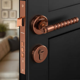 Plantex Mortise Door Lock/Heavy Duty Lock for Main Door/Mortise Locks for Home/Office/Hotel-3 Brass Keys (1031 - PVD Rose Gold)