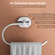Plantex J4 Stainless Steel Towel Hanger for Wash Basin/Hand Towel Hanger/Napkin Holder for Wash Basin/Bathroom Accessories (Chrome Finish) Onix