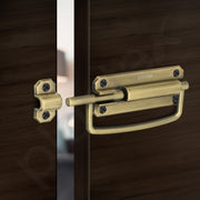 Plantex Door Latch for Bathroom/Latch Lock for Main Door/Door Stopper/Baby Latch/Door Lock Latch for Home/Office Doors/Chitkani - Pack of 1 (Brass Antique)