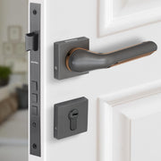 Plantex Triple Security Door Lock for Home/Main Door Lock Set with 3 Years of Warranty by plantex/Mortise Lock for Door with Brass Lock Body & Cylinder (7121, Grey & Choco)