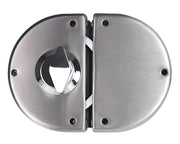 Plantex Stainless Steel Glass Door Lock - No Drilling/Lock for Main Door/Door Thickness 10 mm to 12 mm/3 Ultra Keys Out Side & Knob/Cabin Balcony Door for Office & Home - Pack of 1 (Matt)