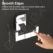 Plantex Robe Hook for Bathroom/304 Grade Stainless Steel Towel Hook/Cloth Hanger/Bathroom Accessories - Pack of 1 (1905, Chrome)