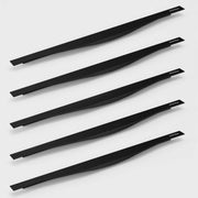 Plantex Profile Handle for Kitchen Cabinet/20 Inch Aluminium Drawer Profile Handle/Wardrobe Pull Handle for Home/Office/Hotel - Pack of 5 (Black)