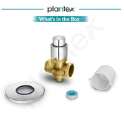 Plantex Pure Brass 40mm Thread Diameter Metropole Flush Valve for Toilet/Toilet Flush/Flush Valve for Urinal Commercial and Residential Use -(ALD-1302-Chrome)