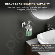 Plantex Liquid Soap Dispenser for Bathroom/Pure Brass Shampoo Dispenser/Handwash Dispenser/Bathroom Accessories - Pack of 1 (APS-DL-07, Chrome)