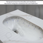 Plantex Orrisa Pan Indian Toilet for Bathroom/Household Squating Pan/Sintered Base Ceramic Sanitaryware Commode - (WC-01, White)