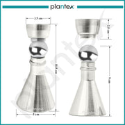 Plantex Door Stopper for Home/High Grade Stainless Steel Door Catcher/5 Inch Door Magnet Stopper/360 Degree Angle Door Magnet for Home/Office/Hotel - (Matt)