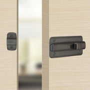 Plantex Premium Heavy Duty Door Stopper/Door Lock Latch for Home and Office Doors - Pack of 10 (Satin Black-Matt)