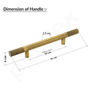 Plantex Heavy Duty Main Door Handle/Door & Home Decore/14 Inch Main Door Handle/Pull-Push Handle - Pack of 1 (Brass Antique) - 3 Years Warranty