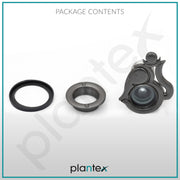 Plantex Door Eye Viewer/Solid Brass Door Eye Hole for Main Door/Eye Hole for Main Door/180 Degree Ultra Clear Door Viewer for Safe and Secure Home/Office/Hotel - Pack of 4 (Satin Black)
