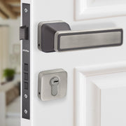 Plantex Door Lock for Home/Main Door Lock Set with 3 Computerized Key/Mortise Lock for Door with Brass LockBody & Cylinder (SM026, Satin & BNM)
