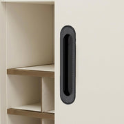 Plantex Sliding Door Handle/Concealed Handle for Sliding Door/160mm Concealed Handle for Wardrobe/Kitchen Cabinet - Pack of 1 (Black)