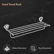 Plantex Royal Stainless Steel Towel Hanger for Bathroom/Towel Stand/Towel Hanger/ Bathroom Accessories (Chrome Finish) - 24 inch