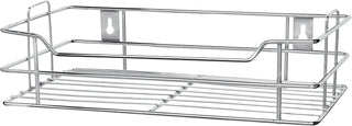 Plantex Stainless Steel Shelf/Rack/Organizer for Bathroom and Kitchen Accessories/Bathroom Shelf for Wall (Chrome-Silver)